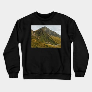 Granite Mountain Peak on Greina High Plain Crewneck Sweatshirt